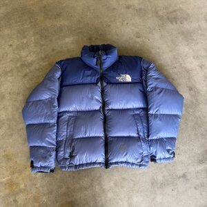 The North Face RETRO 1996 NUPTSE Puffer 700 Down Full Zip Woman’s Small Blue